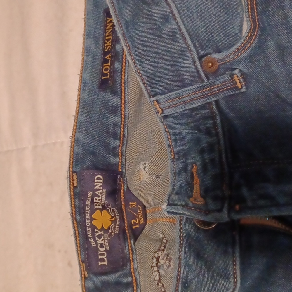Lucky brand jeans Lola skinny 12x31 regular